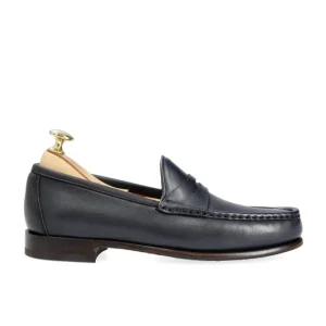Clearance Carmina MOCASSINS PENNY POUR FEMMES MARINE RUSTICALF | NAVY