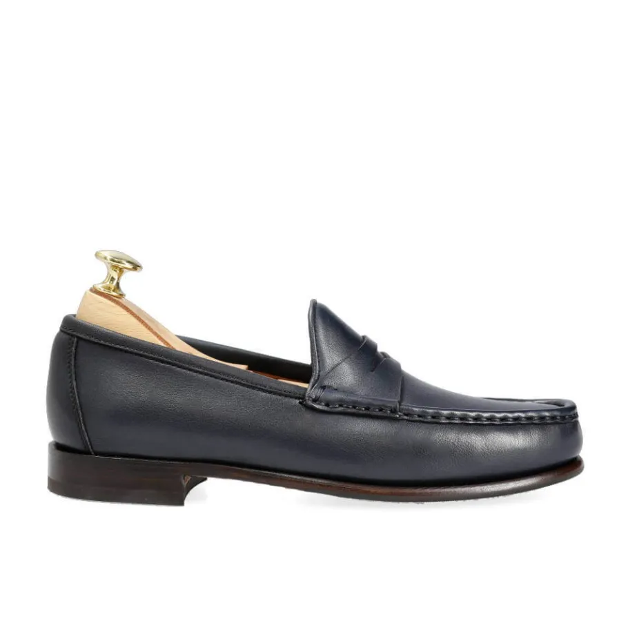 mocassins_penny_pour_femmes_marine_rusticalf__carmina_2.webp Clearance Carmina MOCASSINS PENNY POUR FEMMES MARINE RUSTICALF | NAVY