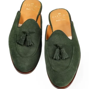 Outlet Carmina MULES FEMME DAIM VOGUE VERTES | MOSS