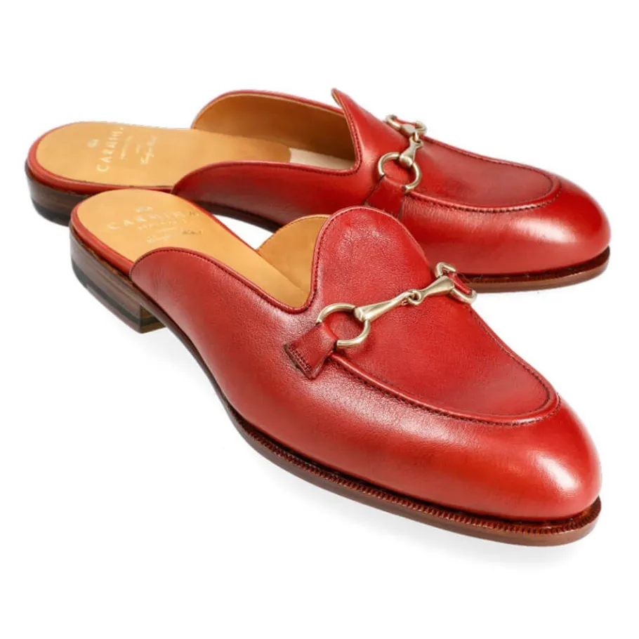 mules_femme_rusticalf_rouge__carmina_0.webp Cheap Carmina MULES FEMME RUSTICALF ROUGE | RED