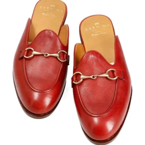 Cheap Carmina MULES FEMME RUSTICALF ROUGE | RED