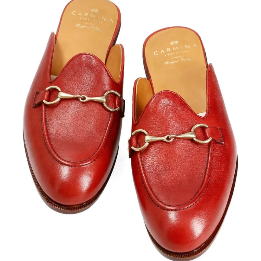 mules_femme_rusticalf_rouge__carmina_3.webp Cheap Carmina MULES FEMME RUSTICALF ROUGE | RED