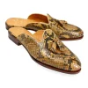 Flash Sale Carmina MULES SERPENT/PYHTON FEMME PYHTON | CAMEL