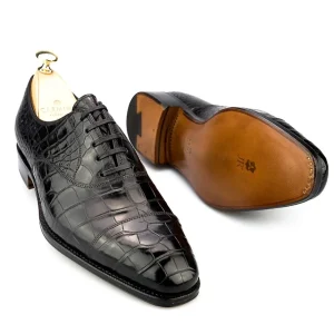 Store Carmina OXFORD A BOUT DROIT ALLIGATOR NOIR |