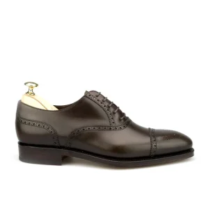 Clearance Carmina OXFORD A BOUT DROIT CHAUSSURES MARRON BOXCALF |