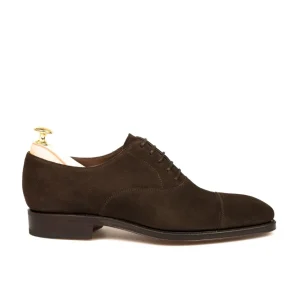 Cheap Carmina OXFORD A BOUT DROIT CHAUSSURES MARRON DAIM | BROWN