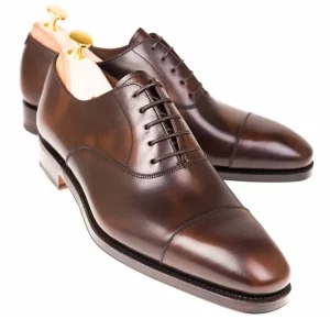 Online Carmina OXFORD A BOUT DROIT CHAUSSURES MARRON DEMASQUABLE | BROWN