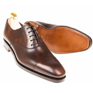 Online Carmina OXFORD A BOUT DROIT CHAUSSURES MARRON DEMASQUABLE | BROWN