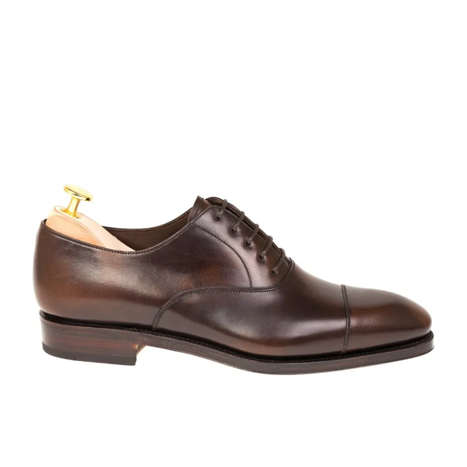 oxford_a_bout_droit_chaussures_marron_demasquable__carmina_2.webp Online Carmina OXFORD A BOUT DROIT CHAUSSURES MARRON DEMASQUABLE | BROWN