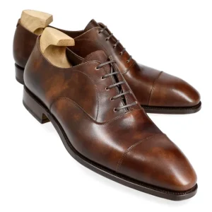 Outlet Carmina OXFORD A BOUT DROIT CHAUSSURES MARRON MUSEUM | BROWN