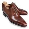 Best Sale Carmina OXFORD A BOUT DROIT CHAUSSURES MARRON VEGANO | BROWN