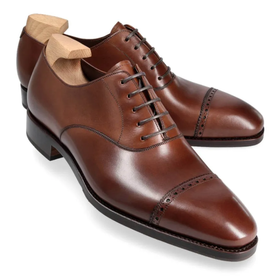 oxford_a_bout_droit_chaussures_marron_vegano__carmina_0.webp Best Sale Carmina OXFORD A BOUT DROIT CHAUSSURES MARRON VEGANO | BROWN