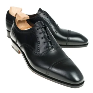 Flash Sale Carmina OXFORD A BOUT DROIT CHAUSSURES NOIR BOXCALF | BLACK