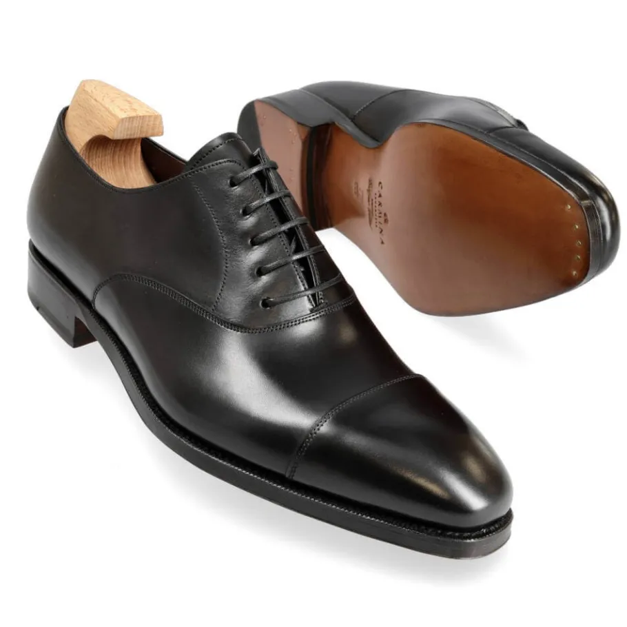 oxford_a_bout_droit_chaussures_noir_boxcalf__carmina_1-4.webp Best Sale Carmina OXFORD A BOUT DROIT CHAUSSURES NOIR BOXCALF | BLACK