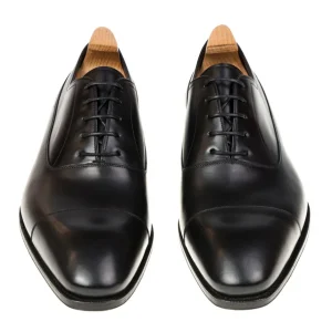 Shop Carmina OXFORD A BOUT DROIT CHAUSSURES NOIR BOXCALF | BLACK