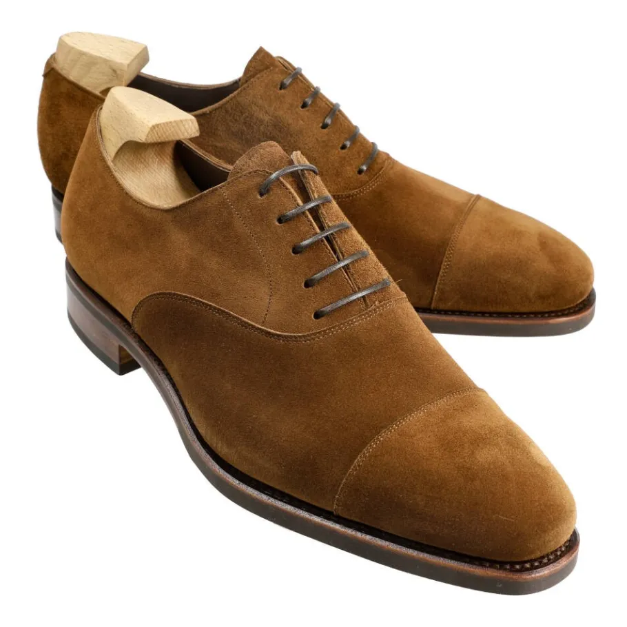 oxford_a_bout_droit_chaussures_snuff_veau_daim_carmina_0.webp Best Sale Carmina OXFORD A BOUT DROIT CHAUSSURES VEAU DAIM | SNUFF