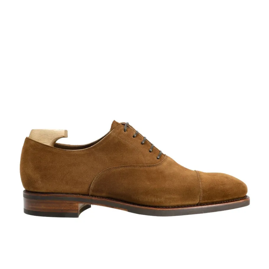 oxford_a_bout_droit_chaussures_snuff_veau_daim_carmina_2.webp Best Sale Carmina OXFORD A BOUT DROIT CHAUSSURES VEAU DAIM | SNUFF