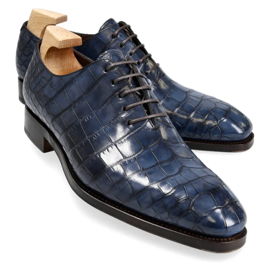 oxford_une_piece_alligator_marine__carmina_0.webp Cheap Carmina OXFORD UNE PIECE ALLIGATOR MARINE | NAVY