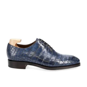 Cheap Carmina OXFORD UNE PIECE ALLIGATOR MARINE | NAVY