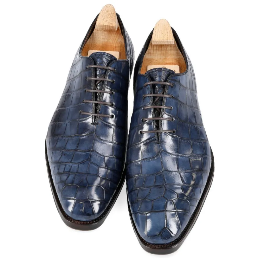 oxford_une_piece_alligator_marine__carmina_3.webp Cheap Carmina OXFORD UNE PIECE ALLIGATOR MARINE | NAVY