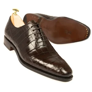 Best Sale Carmina OXFORD UNE PIECE ALLIGATOR MARRON | BROWN