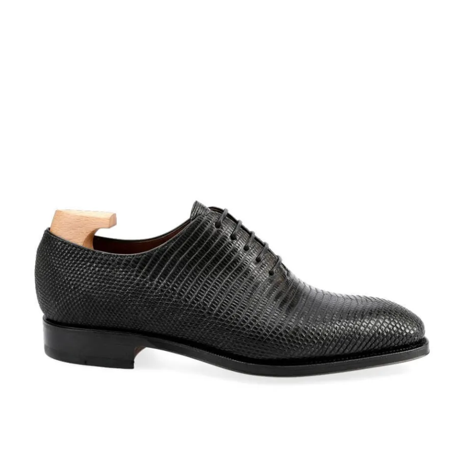 oxford_une_piece_chaussures_lezard_noir__carmina_2.webp Cheap Carmina OXFORD UNE PIECE CHAUSSURES LEZARD NOIR | BLACK