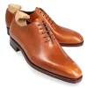 Sale Carmina OXFORD UNE PIECE CHAUSSURES TAN BOXCALF | TANNED