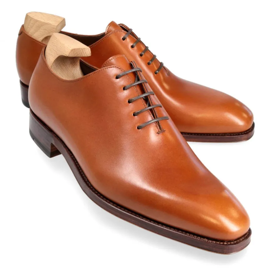 oxford_une_piece_chaussures_tan_boxcalf__carmina_0.webp Sale Carmina OXFORD UNE PIECE CHAUSSURES TAN BOXCALF | TANNED