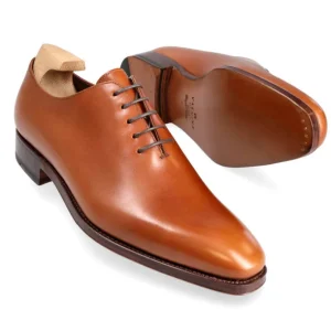 Sale Carmina OXFORD UNE PIECE CHAUSSURES TAN BOXCALF | TANNED