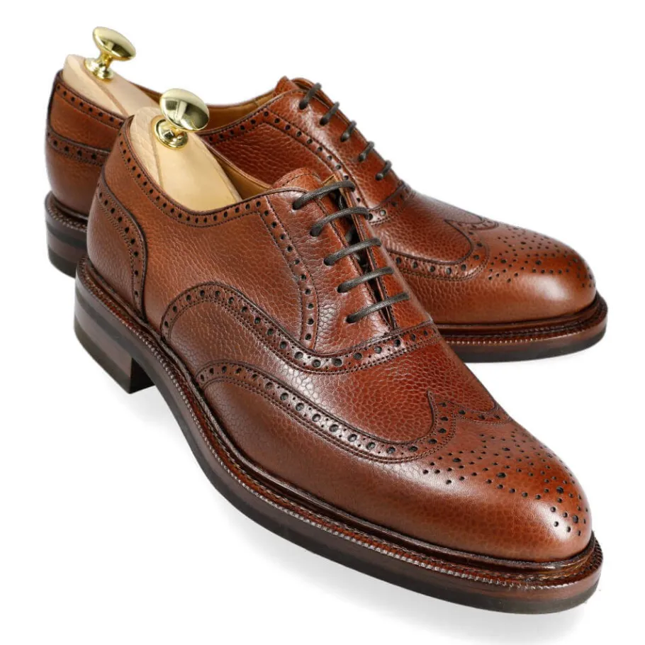oxfords_wingtip__fort_0.webp Online Carmina OXFORDS WINGTIP 731 FORÊT TANNED(CHESNUTFINISH)