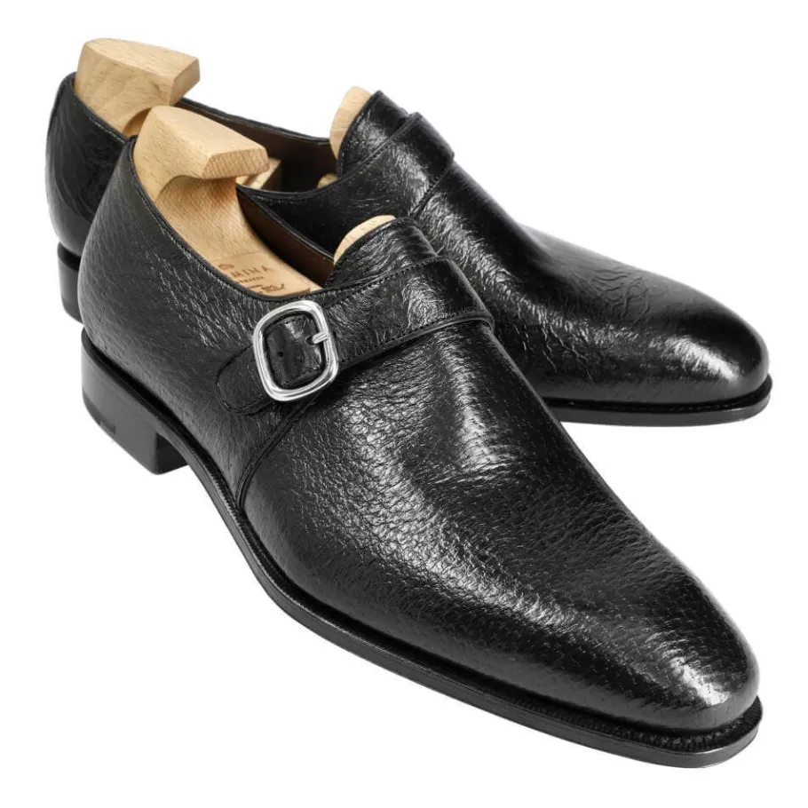pcari_chaussure__boucle__rain_0.webp Outlet Carmina PÉCARI CHAUSSURE À BOUCLE 80156 RAIN BLACK