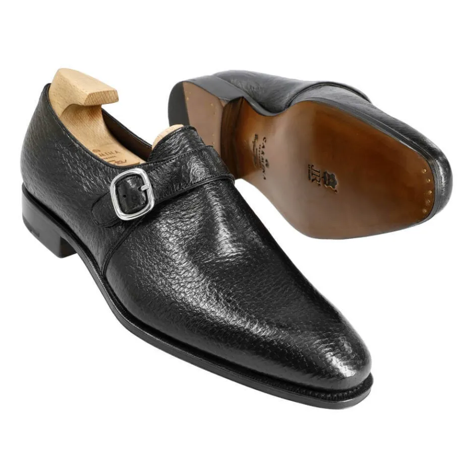 pcari_chaussure__boucle__rain_1.webp Outlet Carmina PÉCARI CHAUSSURE À BOUCLE 80156 RAIN BLACK