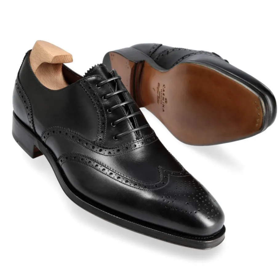 pelle_vega_oxford_chaussures_noir_boxcalf__carmina_1.webp Clearance Carmina PELLE VEGA OXFORD CHAUSSURES NOIR BOXCALF |