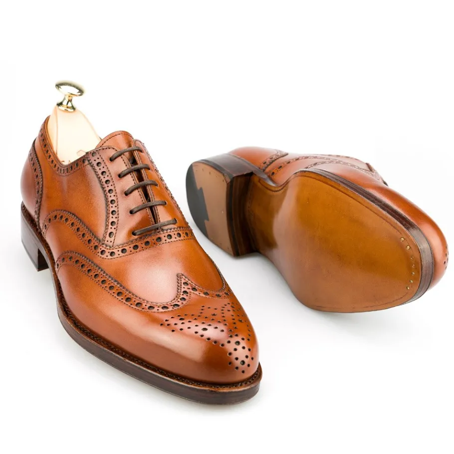 pelle_vega_oxford_chaussures_tan_vegano__carmina_1.webp Outlet Carmina PELLE VEGA OXFORD CHAUSSURES TAN VEGANO |