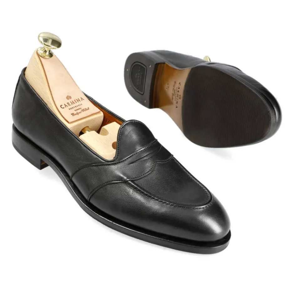 penny_loafers__drac_1.webp Cheap Carmina PENNY LOAFERS 1861 DRAC BLACK