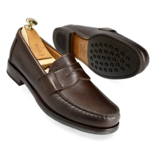 Outlet Carmina PENNY LOAFERS MARRON KARAGREIN | BROWN