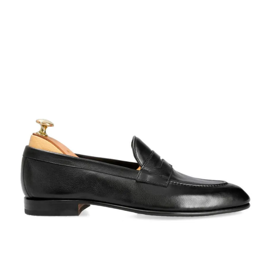 penny_loafers_non_doubl__uetam_ee_2.webp Clearance Carmina PENNY LOAFERS NON DOUBLÉ 80546 UETAM EE BLACK