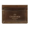 Shop Carmina PORTE CARTES EN CORDOVAN ARMAGNAC