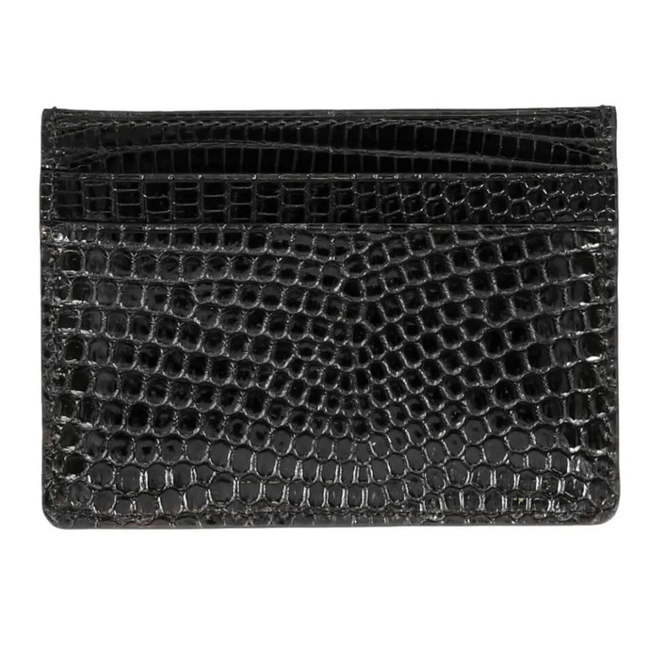 porte_cartes_en_lezard_noire_1.webp Best Sale Carmina PORTE CARTES EN LEZARD NOIRE BLACK