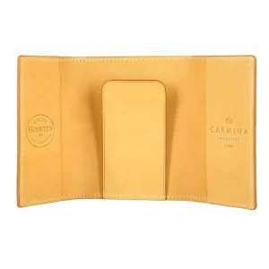 Cheap Carmina PORTE-BILLETS SLIM EN CORDOVAN BOURBON