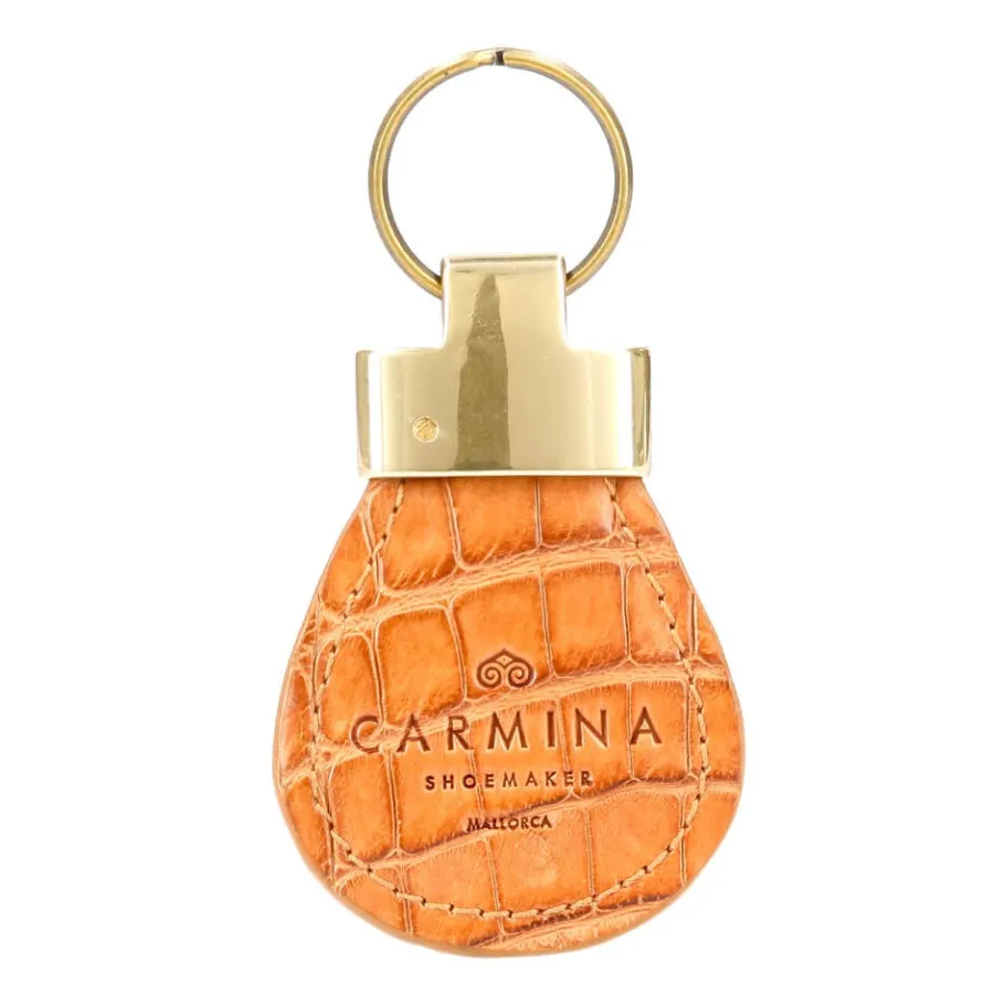 portecls_en_cuir_de_crocodile_0-1.webp Discount Carmina PORTE-CLÉS EN CUIR DE CROCODILE TANNED