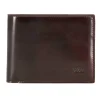 Clearance Carmina PORTEFEUILLE SLIM ENTIÈREMENT FABRIQUÉ EN CORDOVAN VÉRITABLE BORDEAUX BURGUNDY