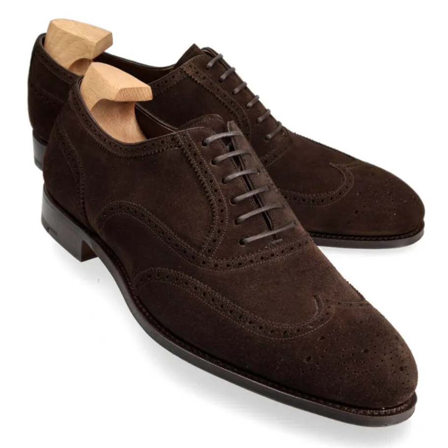 richelieu_bout_golf_en_daim_marron_0.webp Discount Carmina RICHELIEU BOUT GOLF EN DAIM MARRON BROWN