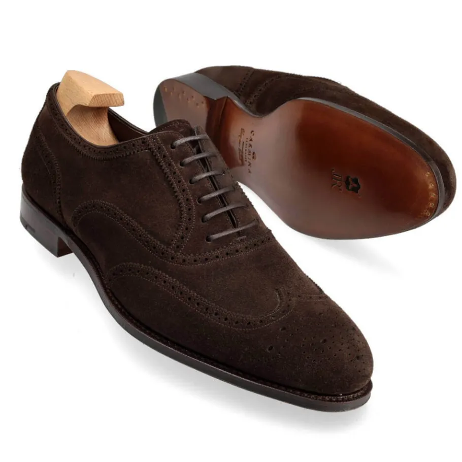 richelieu_bout_golf_en_daim_marron_1.webp Discount Carmina RICHELIEU BOUT GOLF EN DAIM MARRON BROWN