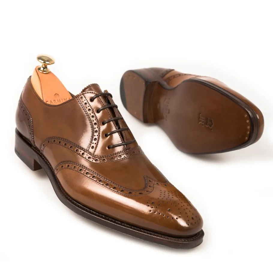 richelieu_chaussure_cordovan_bourbon__carmina_1.webp Clearance Carmina RICHELIEU CHAUSSURE CORDOVAN | BOURBON