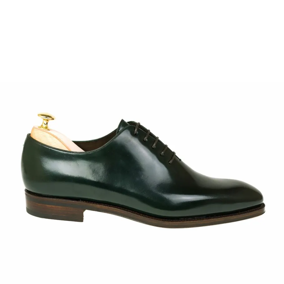 richelieu_chaussure_cordovan_green_carmina_2.webp Best Sale Carmina RICHELIEU CHAUSSURE CORDOVAN | GREEN
