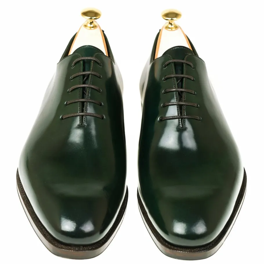 richelieu_chaussure_cordovan_green_carmina_3.webp Best Sale Carmina RICHELIEU CHAUSSURE CORDOVAN | GREEN