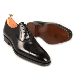 Discount Carmina RICHELIEU CHAUSSURE CORDOVAN NOIR | BLACK