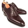 Best Sale Carmina RICHELIEU CORDOVAN 922 RAIN BURGUNDY
