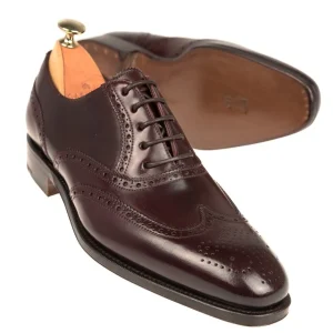 Best Sale Carmina RICHELIEU CORDOVAN 922 RAIN BURGUNDY